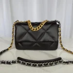 Replica Prada Padded nappa leather shoulder bag 1BD306 Black40269
