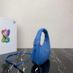 Replica Prada 1BA384 Prada Soft Padded Nappa Leather Mini Bag Light Blue38547 - Image 2