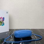 Replica Prada 1BA384 Prada Soft Padded Nappa Leather Mini Bag Light Blue38547 - Image 4