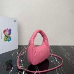 Replica Prada 1BA384 Prada Soft Padded Nappa Leather Mini Bag Pink38548 - Image 2