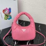 Replica Prada 1BA384 Prada Soft Padded Nappa Leather Mini Bag Pink38548 - Image 6