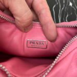 Replica Prada 1BA384 Prada Soft Padded Nappa Leather Mini Bag Pink38548 - Image 8