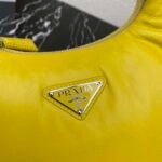 Replica Prada 1BA384 Prada Soft Padded Nappa Leather Mini Bag Yellow38551 - Image 3