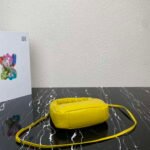 Replica Prada 1BA384 Prada Soft Padded Nappa Leather Mini Bag Yellow38551 - Image 4