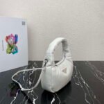 Replica Prada 1BA384 Prada Soft Padded Nappa Leather Mini Bag White38550 - Image 2