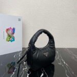 Replica Prada 1BA384 Prada Soft Padded Nappa Leather Mini Bag Black38545 - Image 2
