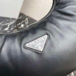 Replica Prada 1BA384 Prada Soft Padded Nappa Leather Mini Bag Black38545 - Image 3