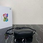 Replica Prada 1BA384 Prada Soft Padded Nappa Leather Mini Bag Black38545 - Image 4