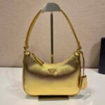 Replica Prada 1BC204 Saffiano Leather Mini-Bag Gold38598
