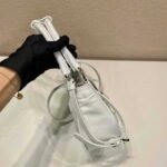 Replica Prada 1BA368 Moon padded patent leather bag White38542 - Image 3