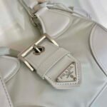 Replica Prada 1BA368 Moon padded patent leather bag White38542 - Image 4