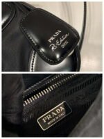 Replica Prada 1BA368 Prada Moon Re-Nylon and leather bag Black38543 - Image 4