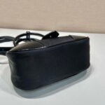 Replica Prada 1BA368 Prada Moon Re-Nylon and leather bag Black38543 - Image 6