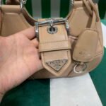 Replica Prada 1BA368 Moon padded nappa-leather bag Apricot38538 - Image 4
