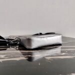 Replica Prada 2VH113 Saffiano Leather Shoulder Bag in Sliver Grey39186 - Image 4