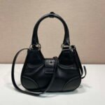 Replica Prada 1BA368 Moon padded nappa-leather bag Black38539 - Image 2