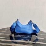 Replica Prada 1BH204 Prada Re-Edition 2005 Nylon Bag Blue38759 - Image 2