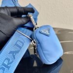 Replica Prada 1BH204 Prada Re-Edition 2005 Nylon Bag Blue38759 - Image 5