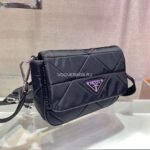 Replica Prada 1BD292 Prada Three In One Nylon Shoulder Bag Black38627 - Image 2
