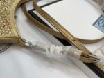 Replica Prada 1BC169 Prada Cleo satin bag with appliqués Gold38554 - Image 12