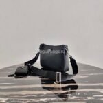 Replica Prada 2VH113 Saffiano Leather Shoulder Bag in Black39167 - Image 2