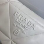 Replica Prada Padded nappa leather shoulder bag 1BD306 Beige40251 - Image 3