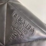 Replica Prada Padded nappa leather shoulder bag 1BD306 Black40269 - Image 3