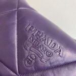 Replica Prada Padded nappa leather shoulder bag 1BD306 Purple40291 - Image 2