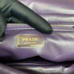 Replica Prada Padded nappa leather shoulder bag 1BD306 Purple40291 - Image 7