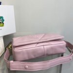 Replica Prada Padded nappa leather shoulder bag 1BD306 Pink40290 - Image 4