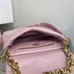Replica Prada Padded nappa leather shoulder bag 1BD306 Pink40290 - Image 6