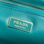 Replica Prada Padded nappa leather shoulder bag 1BD306 Green40270 - Image 8