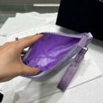 Replica Prada 1NE039 Crystal-studded satin pouch Purple39018 - Image 7