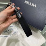 Replica Prada 1NE039 Crystal-studded satin pouch Black38988 - Image 4