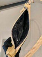 Replica Prada 1NQ043 Triangle leather pouch Apricot39207 - Image 7