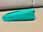 Replica Prada 1NQ043 Triangle leather pouch Lake Blue39246 - Image 5