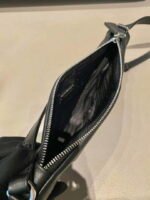 Replica Prada 1NQ043 Triangle leather pouch Black39227 - Image 6