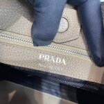 Replica Prada Leather hobo bag 1BC073 Clay Gray39276 - Image 7