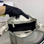 Replica Prada Leather hobo bag 1BC073 white39317 - Image 6