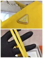 Replica Prada 1BA252 Nylon Handbag Yellow38535 - Image 3