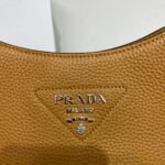 Replica Prada Leather hobo bag 1BC073 Tan39316 - Image 3