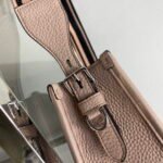 Replica Prada Leather hobo bag 1BC073 In Pink39297 - Image 4