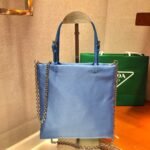 Replica Prada 1BA252 Nylon Handbag Blue38531 - Image 3
