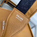 Replica Prada 1BH191 Leather mini shoulder bag tan38649 - Image 6