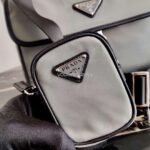 Replica Prada 2VH110 Nylon Cross Body Bag Gray39147 - Image 6
