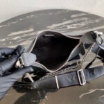 Replica Prada 1BH204 Prada Re-Edition 2005 Saffiano leather Bag in Black Silver38897 - Image 8