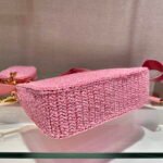 Replica Prada 1BH204 Prada Re-Edition 2005 Raffia Bag in Pink38847 - Image 6