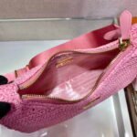 Replica Prada 1BH204 Prada Re-Edition 2005 Raffia Bag in Pink38847 - Image 7