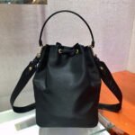 Replica Prada 1BH097 Bucket Jacquard Logo Convertible Medium black38628 - Image 3