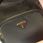 Replica Prada 1BH097 Bucket Jacquard Logo Convertible Medium black38628 - Image 4